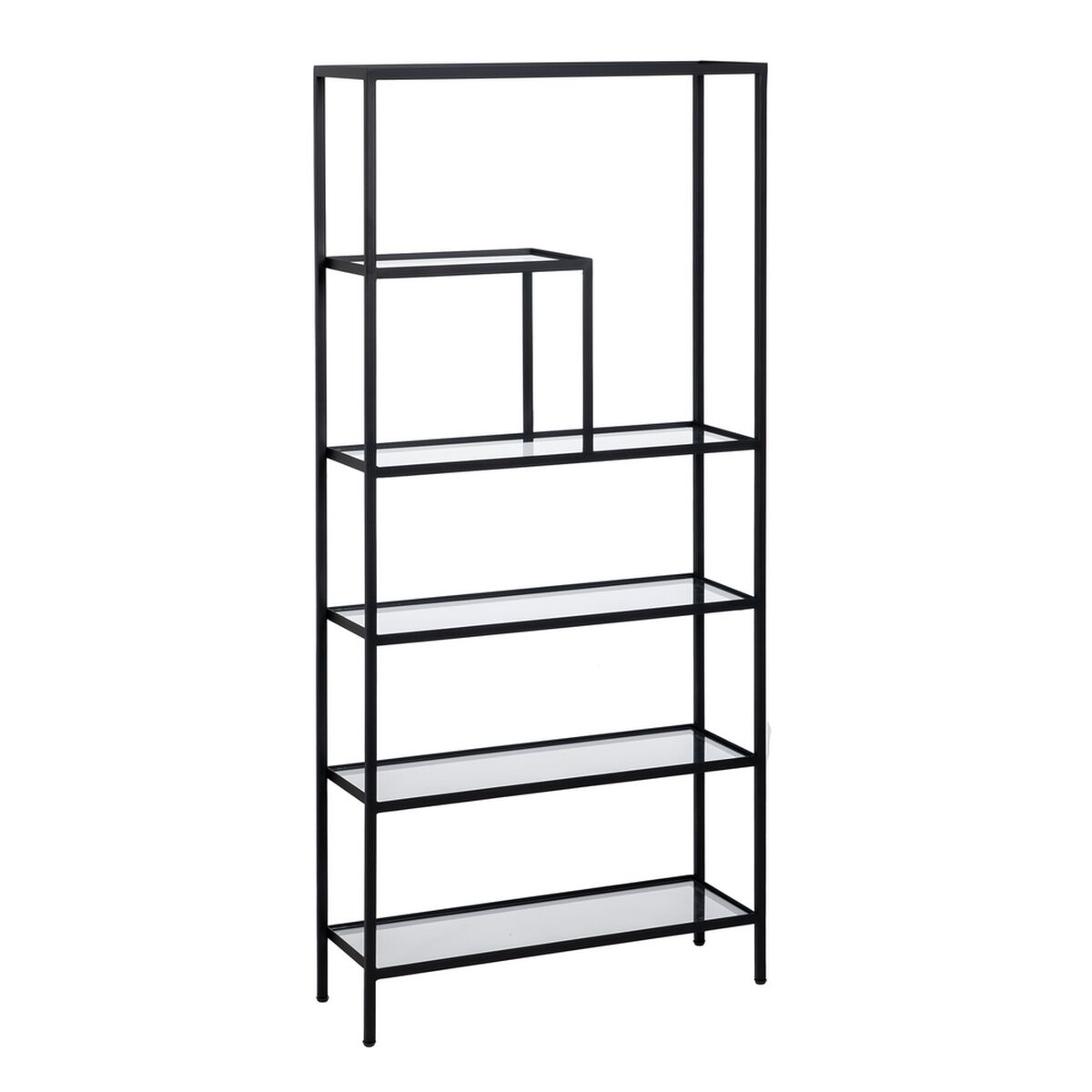 Hylder Sort Krystal Jern 70 x 23 x 161 cm